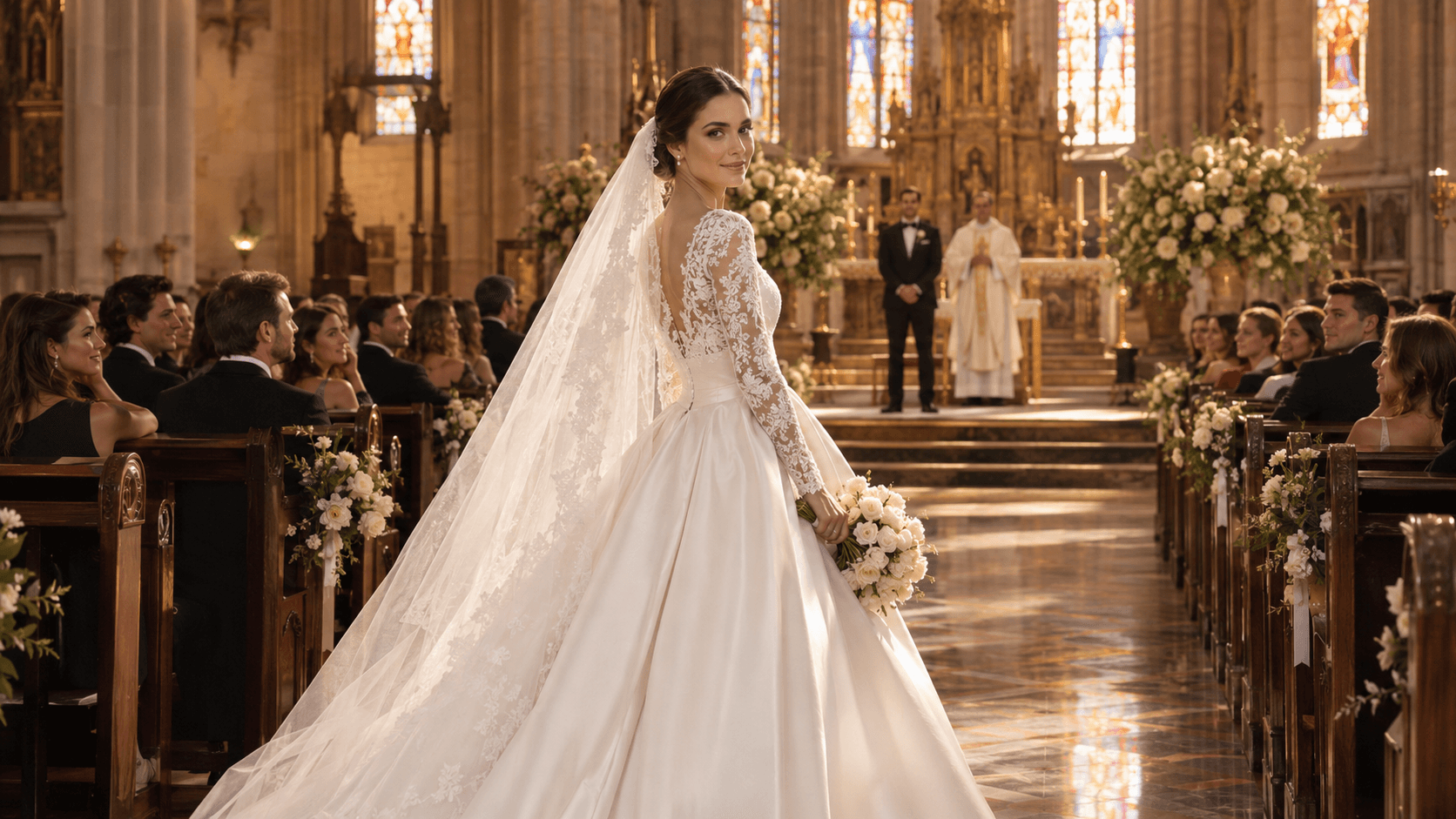 Historia de Novia Sofía en Elena Atelier