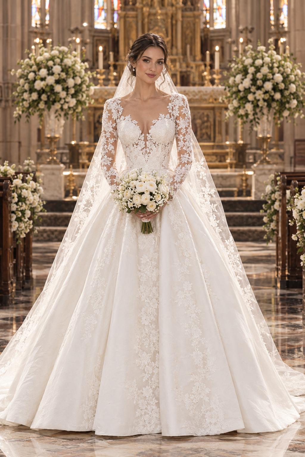 Vestido de Novia Alta Costura Elena Atelier