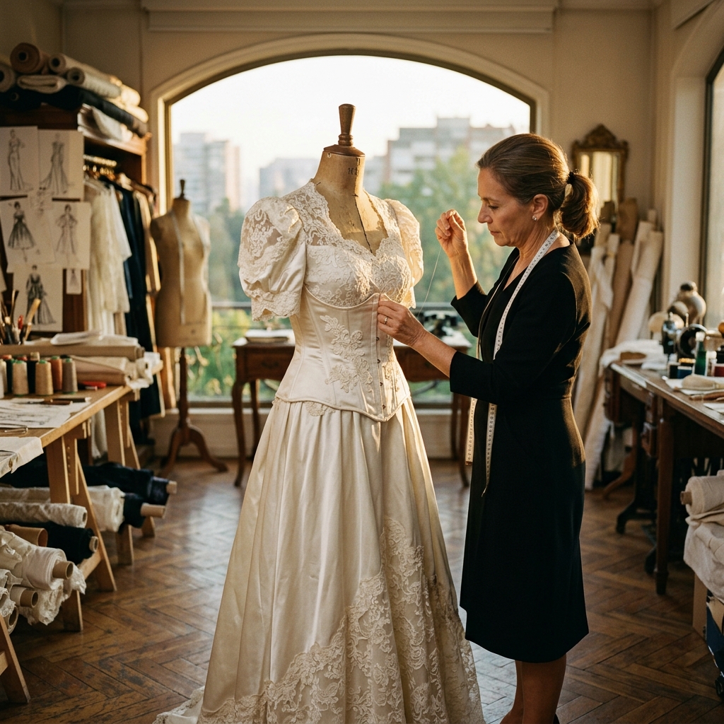 Upcycling Nupcial Vestido Heredado